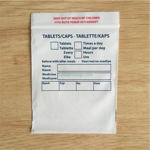 Medical Small plastic bags A3